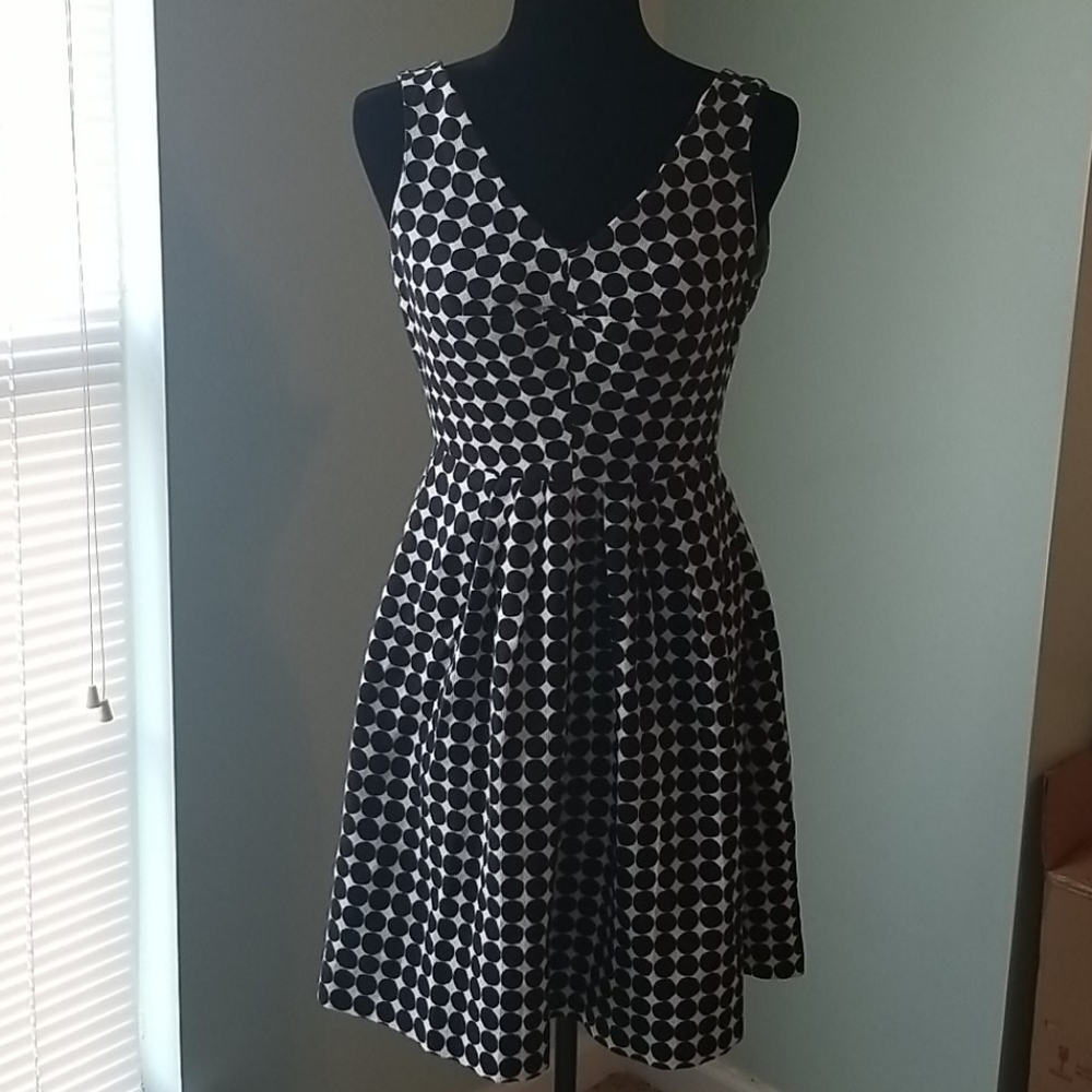 A Line Polka Dot Dress